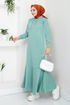 Hooded Sport Dress 6001ZNK903-M Mint - Thumbnail