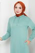 Hooded Sport Dress 6001ZNK903-M Mint - Thumbnail