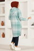 Hooded Tunic HDL5111 Mint - Thumbnail