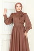 İnci Detay Janjan Abiye 8000AB368-MS Bakır - Thumbnail