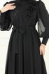 İnci Detay Janjan Abiye 8000AB368-MS Siyah - Thumbnail