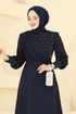 İnci Detay Tesettür Takım ASM2809-MS Laci - Thumbnail