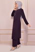 İncili Kombin Mor ASM2568 - Thumbnail