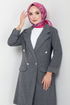 Jacke Hijab Team 5062SL890-M Grau - Thumbnail