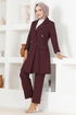 Jacke Kombin NYA2657 Bordeaux - Thumbnail