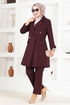 Jacke Kombin NYA2657 Bordeaux - Thumbnail