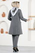 Jacketed Combine NYA2657 Grey - Thumbnail