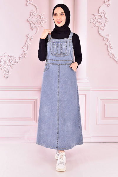Org - Jeans Gilet Offen Blau ORG1552