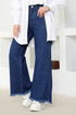 Jeans Hosen FLR7110 Offen Dunkelblau - Thumbnail