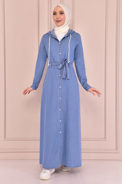 MSN - Jeans Kleid Blau MSN6093