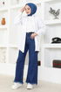 Jeans Pantalon RL7110 Ouvert Bleu marine - Thumbnail