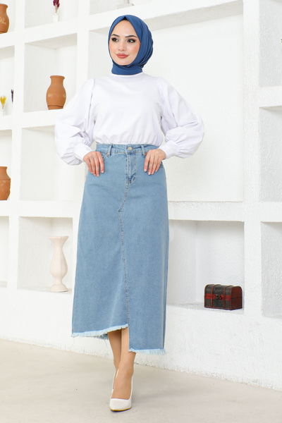 FLR - Jeans Skirt FLR216 Blue