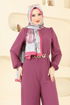 Jumpsuit 2667SL432-MS Dark Lilac - Thumbnail