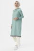 Kapuzenpullover Tunika Mint TFS3871 - Thumbnail