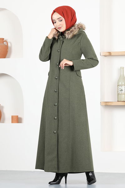 MSL - Kaşe Kaban MSL3039 Haki - 331582