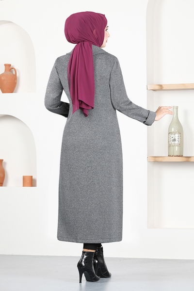 N.Y.A - Kemerli Kap NYA2411 Gri - 334959