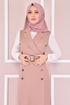 Kemerli Kombin Bej ASM2295 - Thumbnail