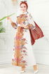 Kemerli Poplin Elbise 23119JNF844-MS Taba - Thumbnail