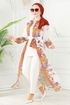 Kemerli Poplin Elbise 23119JNF844-MS Taba - Thumbnail