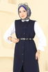 Kemerli Üçlü Tesettür Takım 1349MP806-MS Laci - Thumbnail