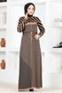 Knitwear Dress MSL1116 Latte - Thumbnail