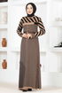 Knitwear Dress MSL1116 Latte - Thumbnail