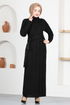 Knitwear Dress MSL5814 Black - Thumbnail