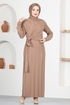 Knitwear Dress MSL5814 Latte - Thumbnail