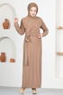 Knitwear Dress MSL5814 Latte - Thumbnail