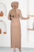 Knitwear Dress MSL5814 Latte - Thumbnail