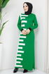 Knitwear Dress MSV21206 Green - Thumbnail