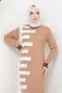 Knitwear Dress MSV21206 Mink - Thumbnail