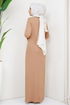 Knitwear Dress MSV21206 Mink - Thumbnail