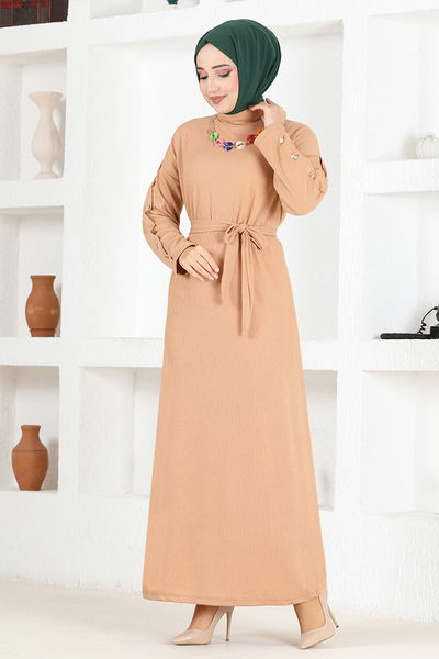 NFC - Knitwear Dress NEV4436 Mink - 332005