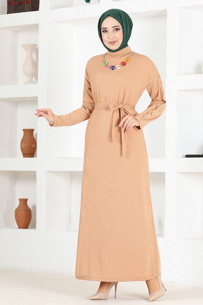 NFC - Knitwear Dress NEV4436 Mink - 332006