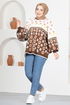 Knitwear Tunic MSL5811 Brown - Thumbnail