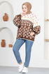 Knitwear Tunic MSL5811 Brown - Thumbnail