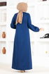 Knopfleiste Kleid MSL14321 Saks - Thumbnail