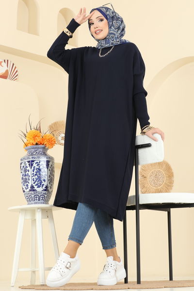 U.Z. - Kolları Fitilli Triko Tunik 2096UZ662-MS Laci - 408031