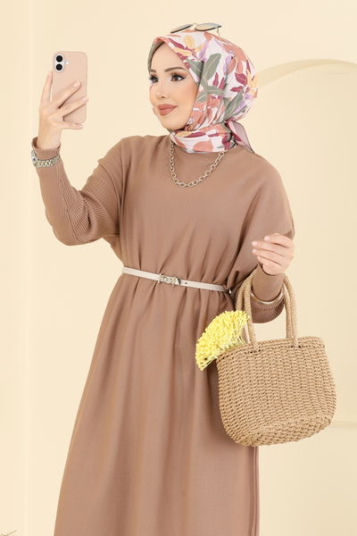 U.Z. - Kolları Fitilli Triko Tunik 2096UZ662-MS Vizyon - 408048