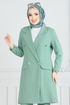 Kruvaze Yaka Ceketli Takım 2626SL432-MS Mint - Thumbnail