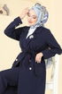 Kruvaze Yakalı Ceket Takım 2643SL432-MS Laci - Thumbnail