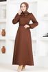 La Bible Robe FIN5566 Marron - Thumbnail