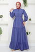 La Jupe Froufrous Linge Robe Numéro de pièce 4719ZNK903-M Violet - Thumbnail