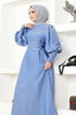 Lacé Robe FIN5583 Bleu - Thumbnail