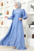 Lacé Robe FIN5583 Bleu - Thumbnail