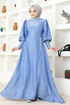 Lacé Robe FIN5583 Bleu - Thumbnail