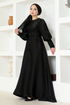 Lacé Robe FIN5583 Noir - Thumbnail