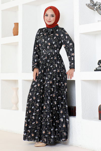 DMN - Lacy Dress DMN4023 Dark Black