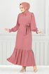 Le Titre Caoutchouté Aérobie Robe 401ART1044-L Rosier Kourous - Thumbnail